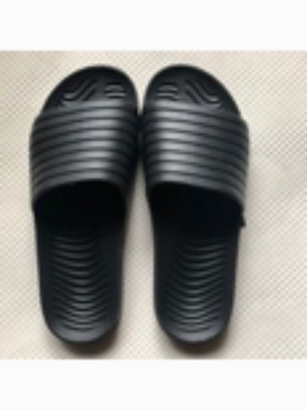Sandals mens new size 12M black Athletic Works man made materials tunnel slides